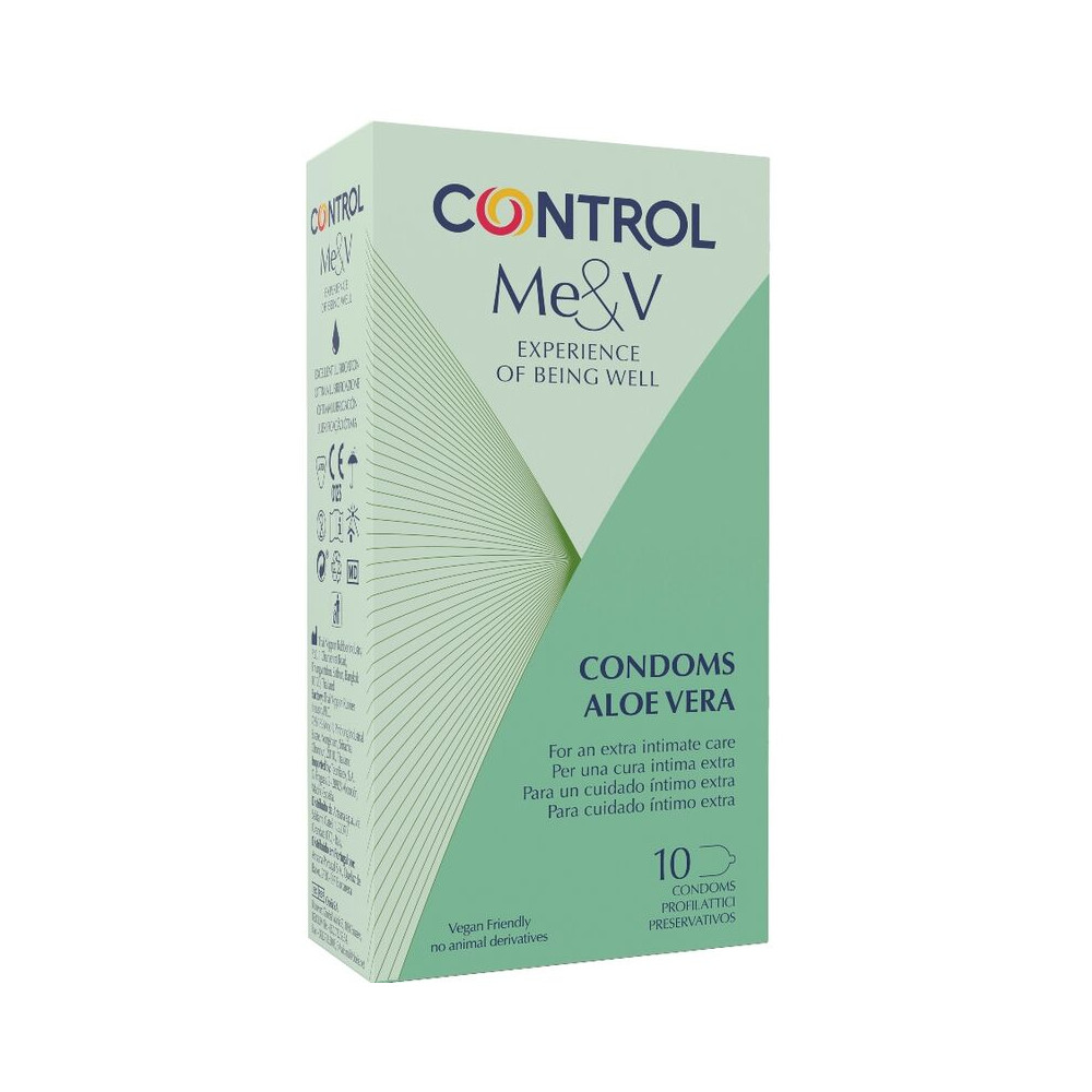 CONTROLE PRESERVATIFS ALOE VERA 10 UNITÉS