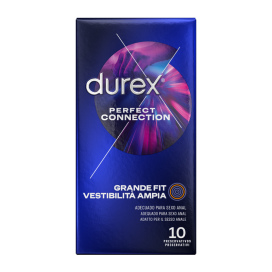 DUREX PERFECT CONNECTION SILICONE EXTRA LUBRIFICATION 10 UNITÉS