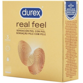 PRESERVATIFS DUREX REAL FEEL 3 UDS