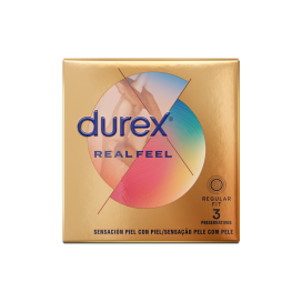 PRESERVATIFS DUREX REAL FEEL 3 UDS