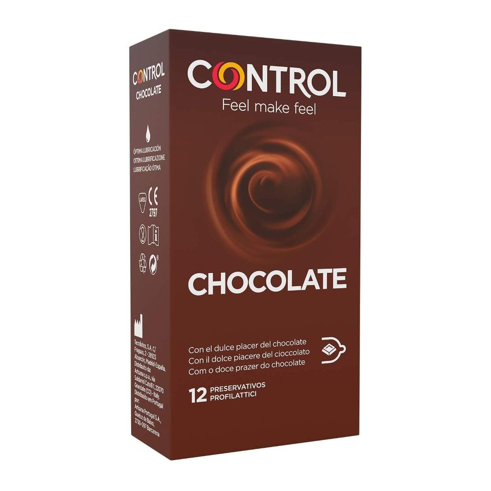 CONTROL ADAPTA CHOCOLATE CONDOMS 12 UNITS