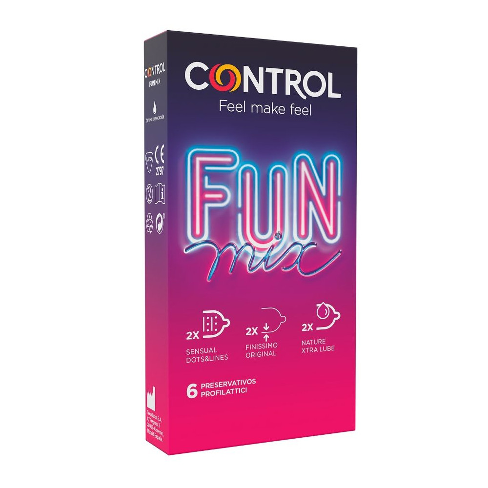 CONTROL FEEL FUN MIX  6 UDS