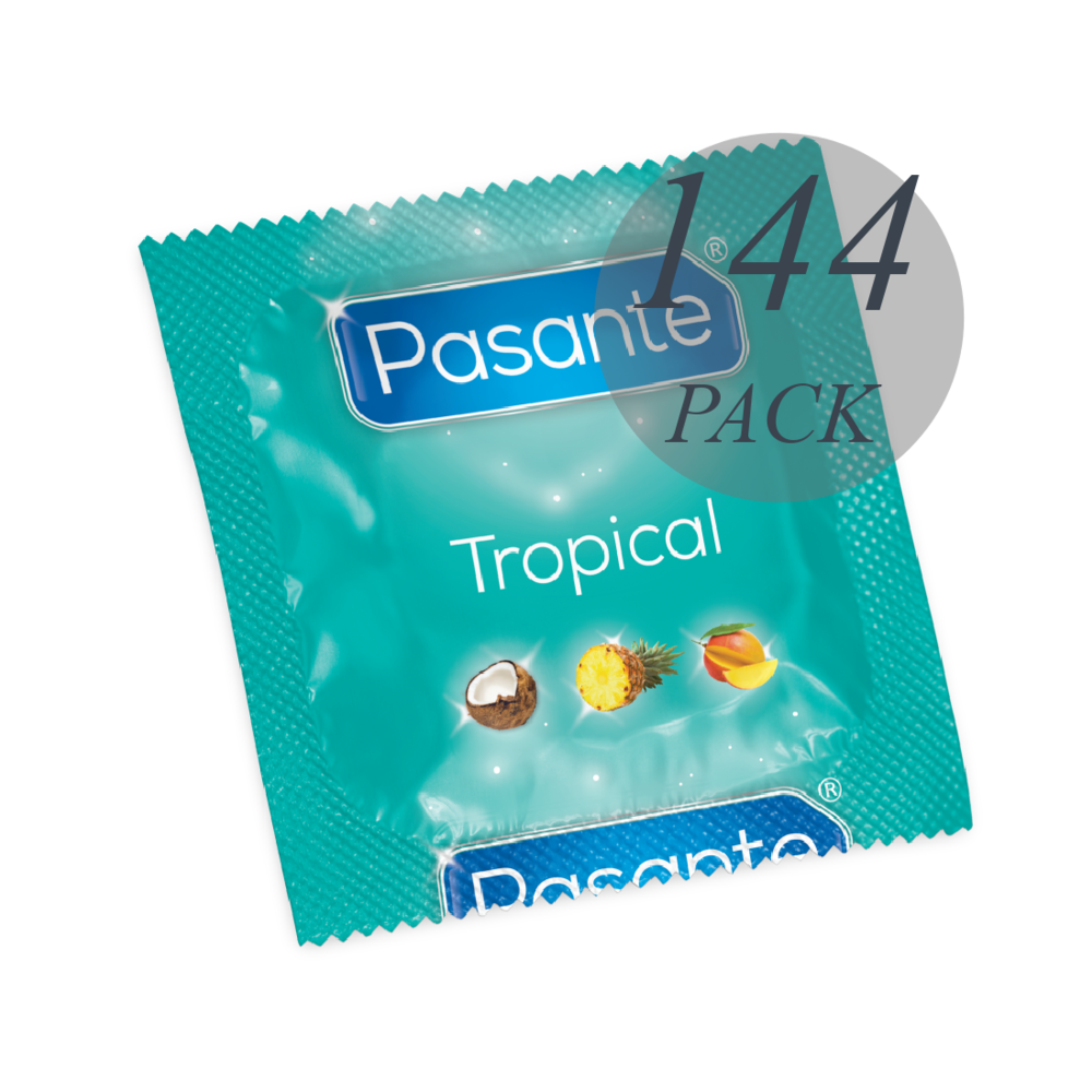 PASANTE PRÉSERVATIFS SAC TROPICAL 144 UNITÉS