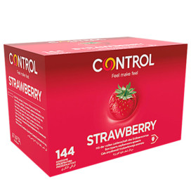 CONTROL ADAPTA PRESERVATIFS FRAISE 144 UNITES