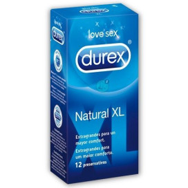 DUREX NATURAL XL 12 UNITÉS