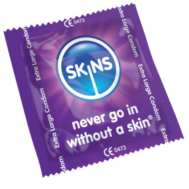 SKINS CONDOM EXTRA LARGE 12 PACK