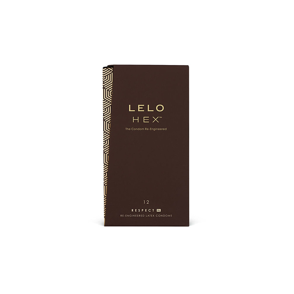 LELO HEX CONDOMS RESPECT XL 12 PACK