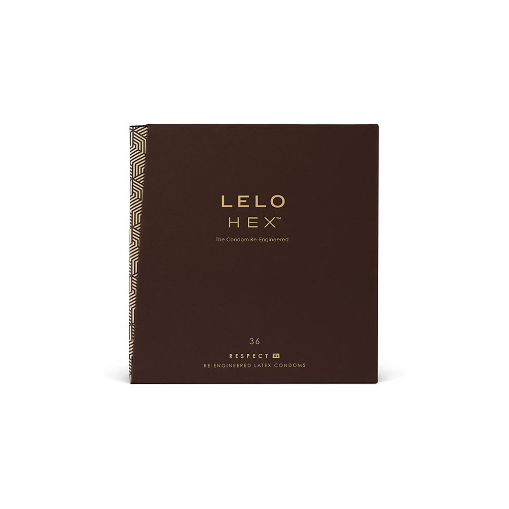 LELO HEX CONDOMS RESPECT XL 36 PACK