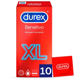 PRESERVATIFS DUREX SENSITIVE XL 10 UNITES