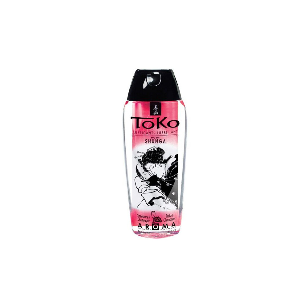 SHUNGA TOKO AROMA LUBRIFIANT FRAISE ET CHAMPAGNE