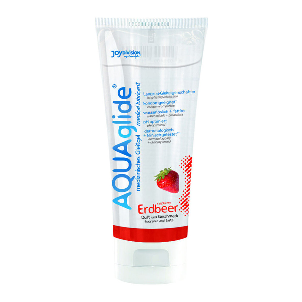 LUBRIFIANT AQUAGLIDE FRAISE 100 ML