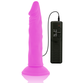 DIVERSIA FLEXIBLE VIBRATING DILDO 23 CM - PURPLE