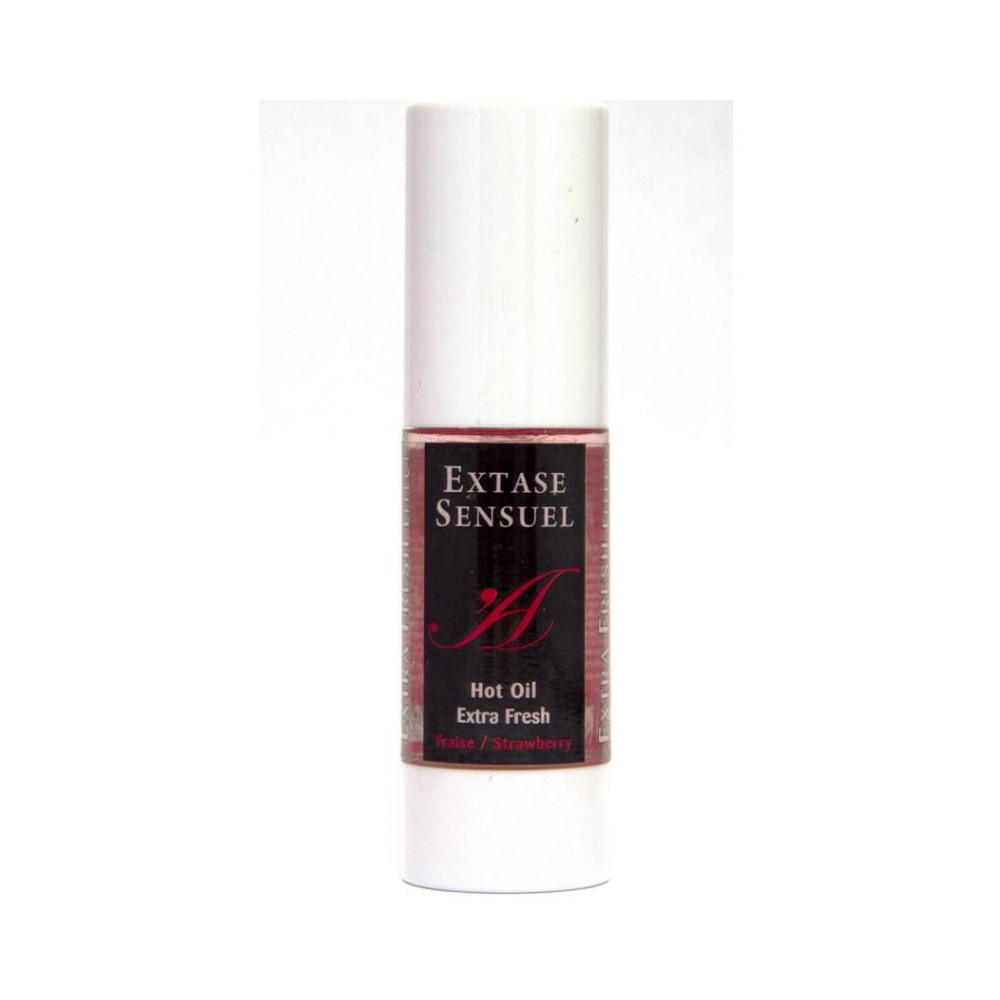 HUILE CHAUDE EXTASE SENSUEL FRAISE EXTRA FRAÎCHE