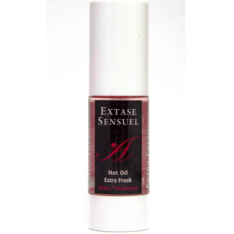 HUILE CHAUDE EXTASE SENSUEL FRAISE EXTRA FRAÎCHE