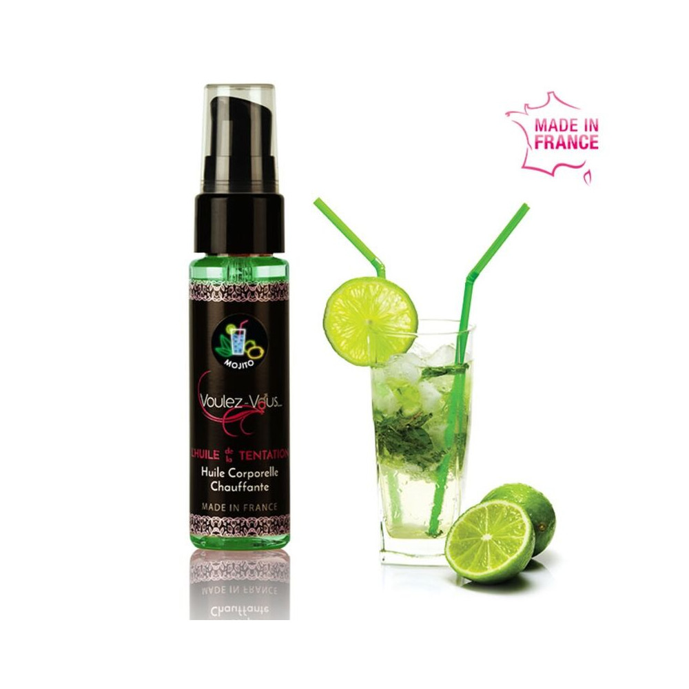 HUILE CORPS RÉCHAUFFANTE VOULEZ-VOUS - MOJITO 35 ML