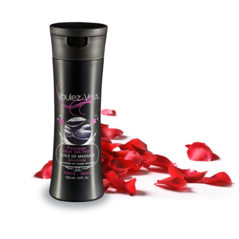 VOULEZ-VOUS HUILE DE MASSAGE PÉTALES DE ROSE 150 ML