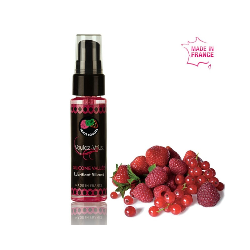 VOULEZ-VOUS LUBRICANTE SILICONA - FRUTOS ROJOS 35 ML