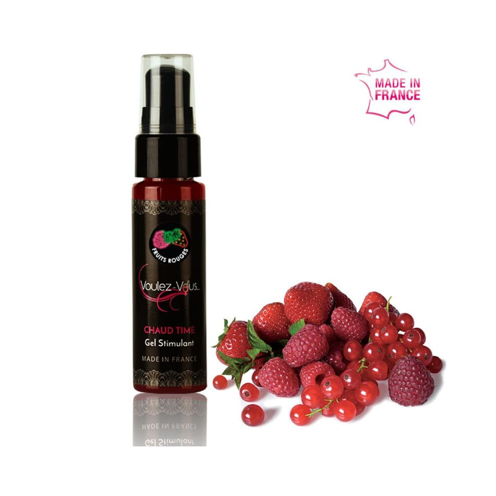 GEL VOULEZ-VOUS STIMULANT FRUITS ROUGES 35 ML