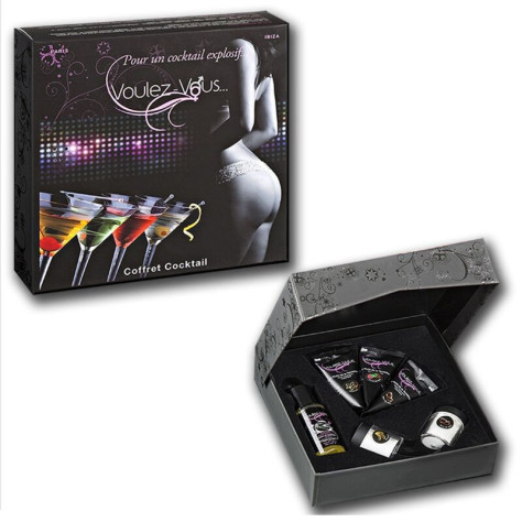 COFFRET COCKTAILS VOULEZ-VOUS + MANCHETTES