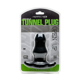 BOUCHON DOUBLE TUNNEL PERFECT FIT - MOYEN - NOIR