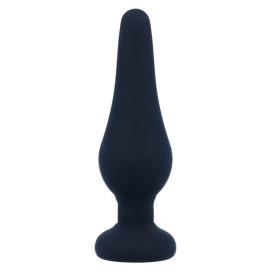 BOUCHON ANAL INTENSE PIPO S SILICONE NOIR 9.8 CM