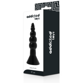 ADDICTED TOYS PLUG ANAL 17CM NOIR