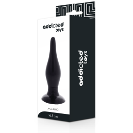 ADDICTED TOYS PLUG ANAL 14.5CM NOIR