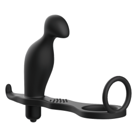 PLUG ANAL ADDICTED TOYS AVEC ANNEAU EN SILICONE NOIR