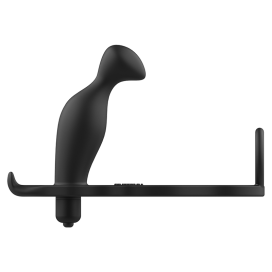 PLUG ANAL ADDICTED TOYS AVEC ANNEAU EN SILICONE NOIR