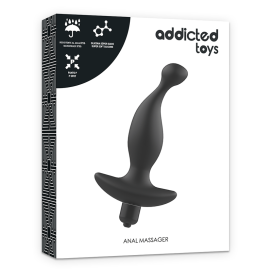 MASSEUR ANAL ADDICTED TOYS AVEC VIBRATION NOIRE