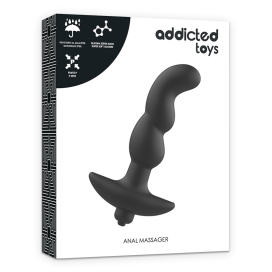 MASSEUR ANAL ADDICTED TOYS AVEC VIBRATION NOIRE