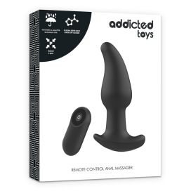 ADDICTED TOYS TELECOMMANDE PLUG ANAL P-SPOT NOIR