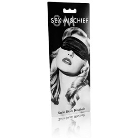 SEX  MICHIEF SATIN BLINDFOLD NOIR,