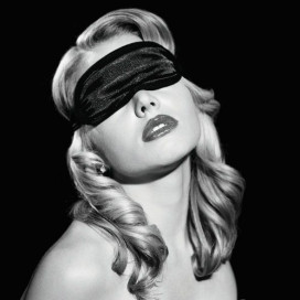 SEX  MICHIEF SATIN BLINDFOLD NOIR,