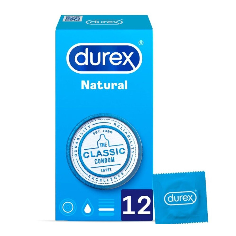 DUREX NATURAL PLUS 12 UNITÉS