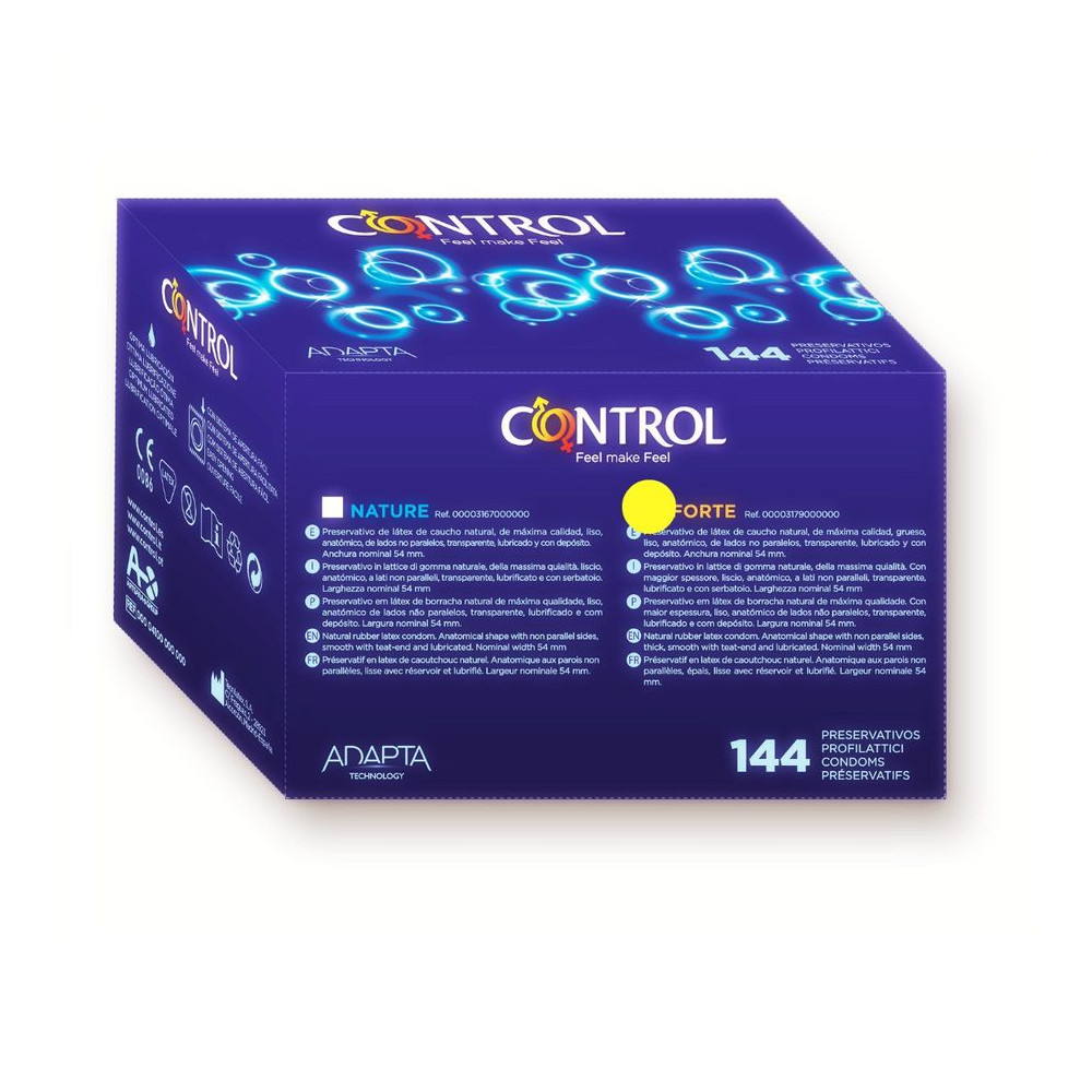 CONTROL ADAPTA FORTE CONDOMS 144 UNITS