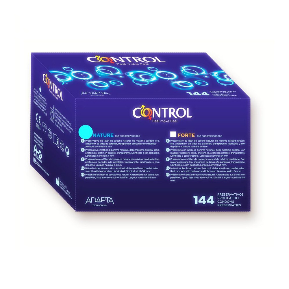 CONTROL ADAPTA NATURE CONDOMS 144 UNITS