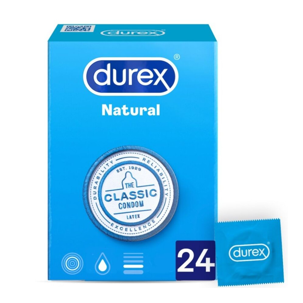 DUREX NATURAL PLUS 24 UNITÉS