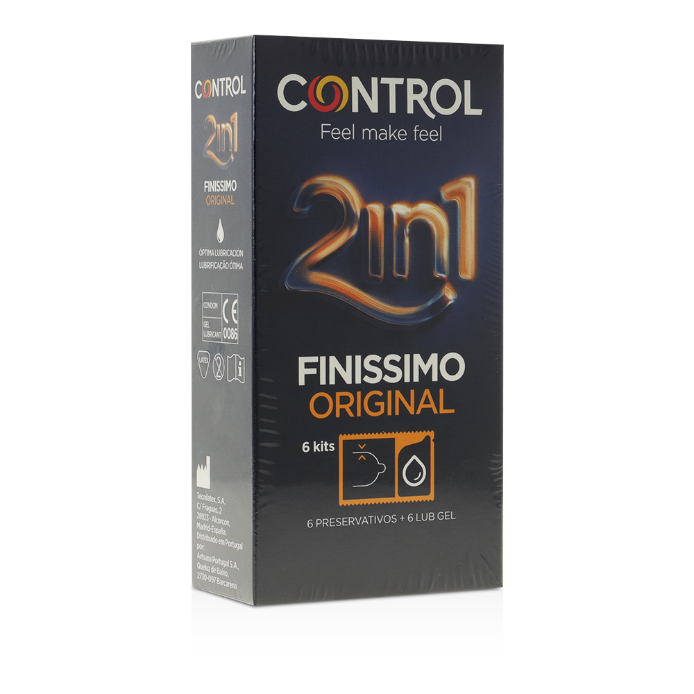 CONTROL DUO FINISIMO + LUBRICANTE 6 UNIDADES