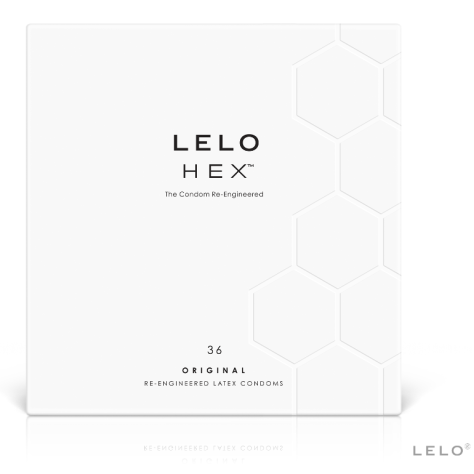 LELO HEX PRESERVATIVE BOX 36 UNITÉS