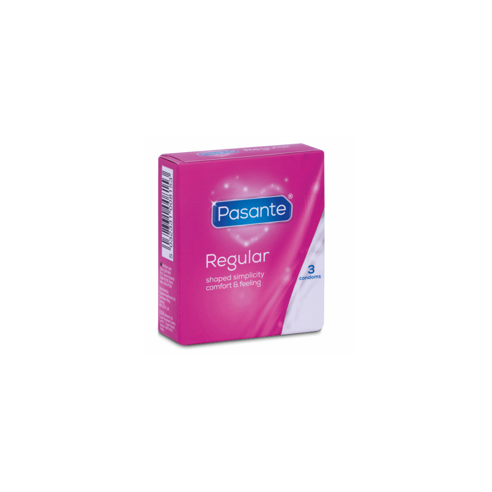 PASANTE CONDOM GAMA REGULAR 3 UNIDADES