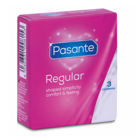 PASANTE CONDOM GAMA REGULAR 3 UNIDADES