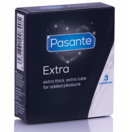 PASANTE EXTRA PRESERVATIVO EXTRA GRUESOS 3  UNIDADES