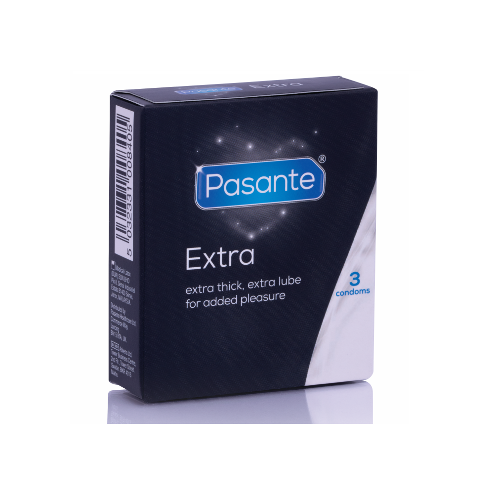 PASANTE EXTRA PRESERVATIVO EXTRA GRUESOS 3  UNIDADES