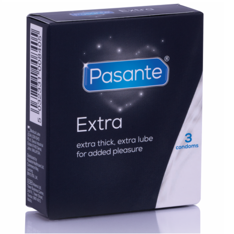 PASANTE EXTRA PRESERVATIVO EXTRA GRUESOS 3  UNIDADES