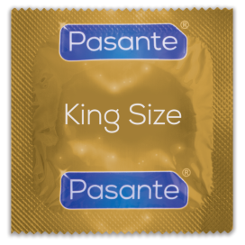 PASANTE PRESERVATIVOS KING MÁS LARGOS Y ANCHOS  3 UNIDADES