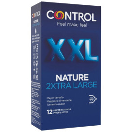 CONTROL NATURE CONDOM 2XTRA LARGE XXL - 12 UNITÉS