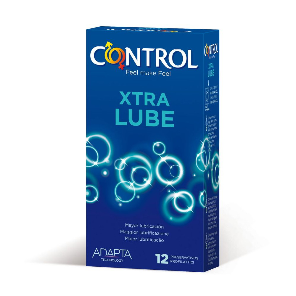 CONTROL ADAPTA NATURE EXTRALUBE CONDOMS 12 UNITS