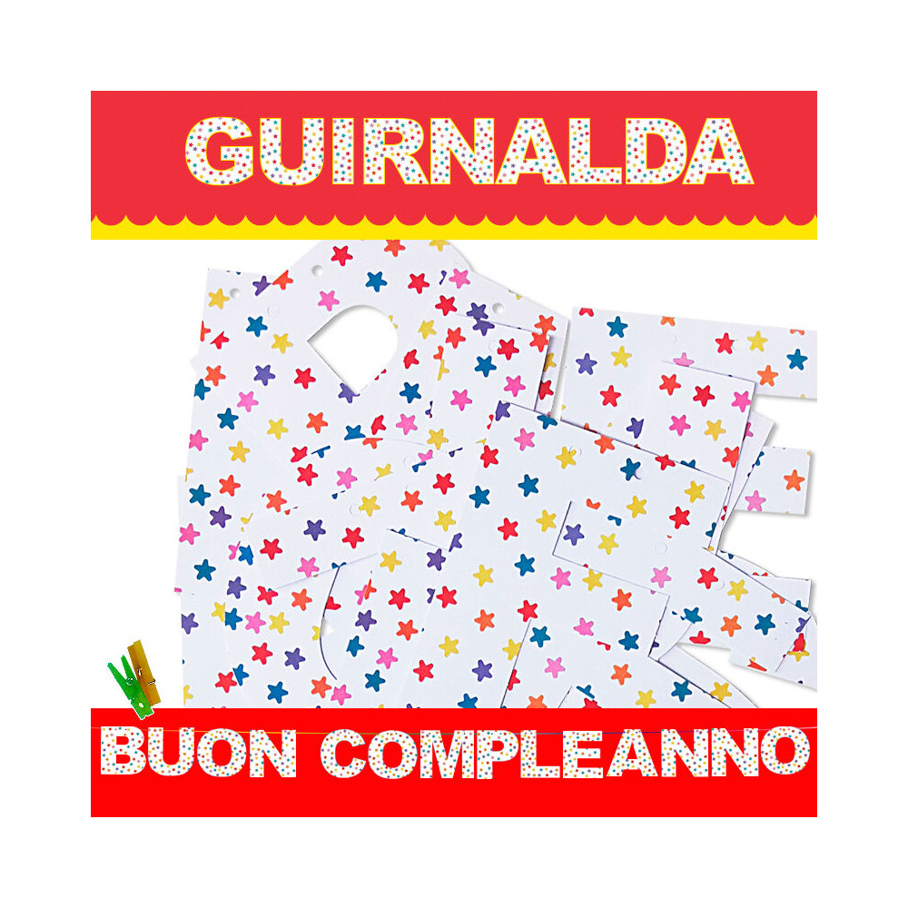 GARLAND BUON COMPLEANNO (Carton 220gr)