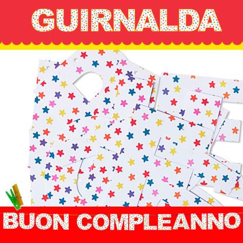 GARLAND BUON COMPLEANNO (Carton 220gr)